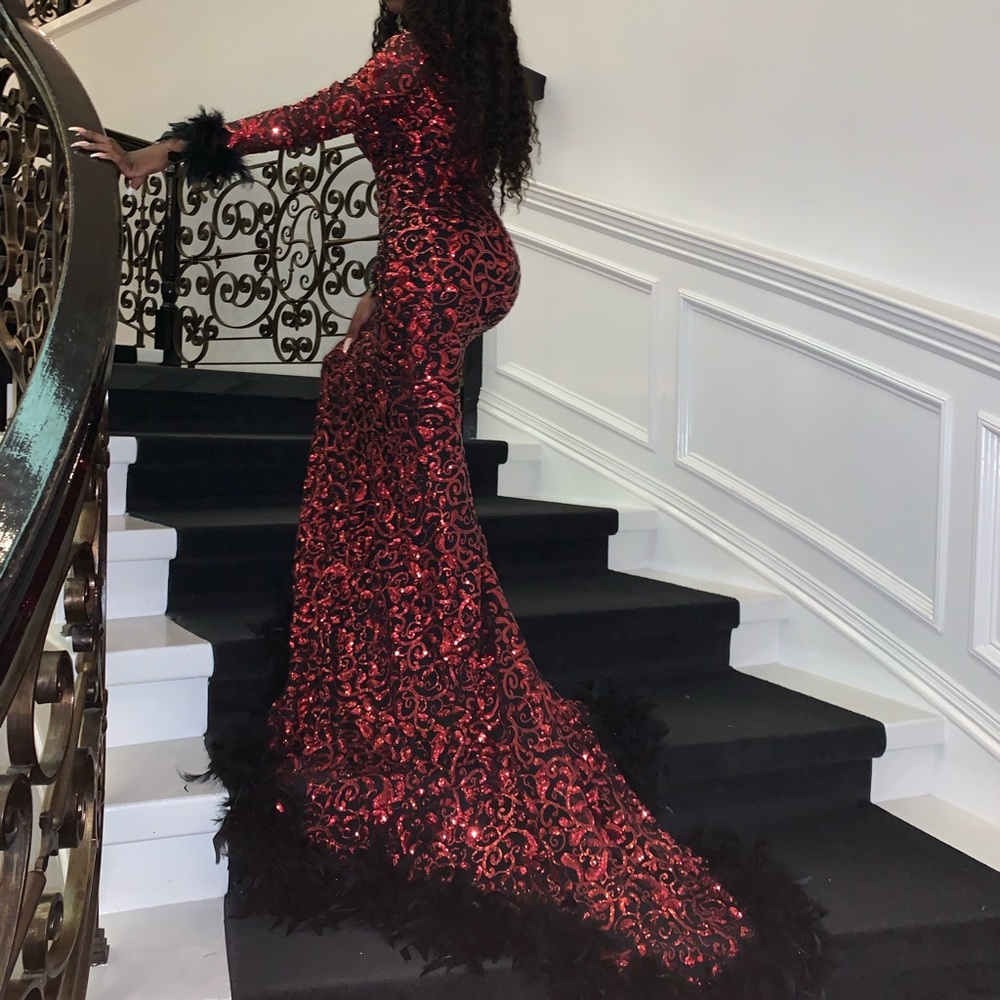 Custom made prom dress